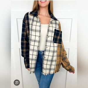 Mello Los Angeles Shacket Small New outdoor farmhouse casual fall contemporary